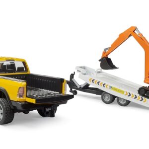 Alternative view of BRUDER 02546 — Pick-up RAM avec mini-excavatrice 1:16