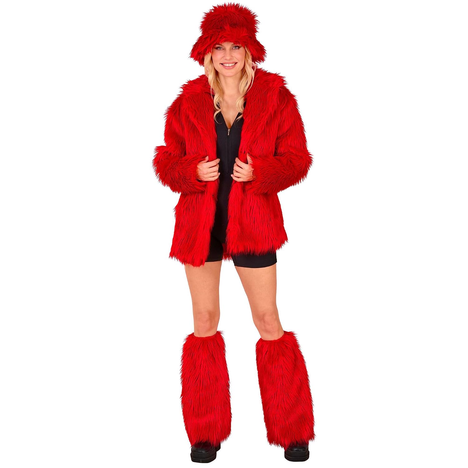 W WIDMANN MILANO — Jambières en Peluche Rouges Adulte – Image 2