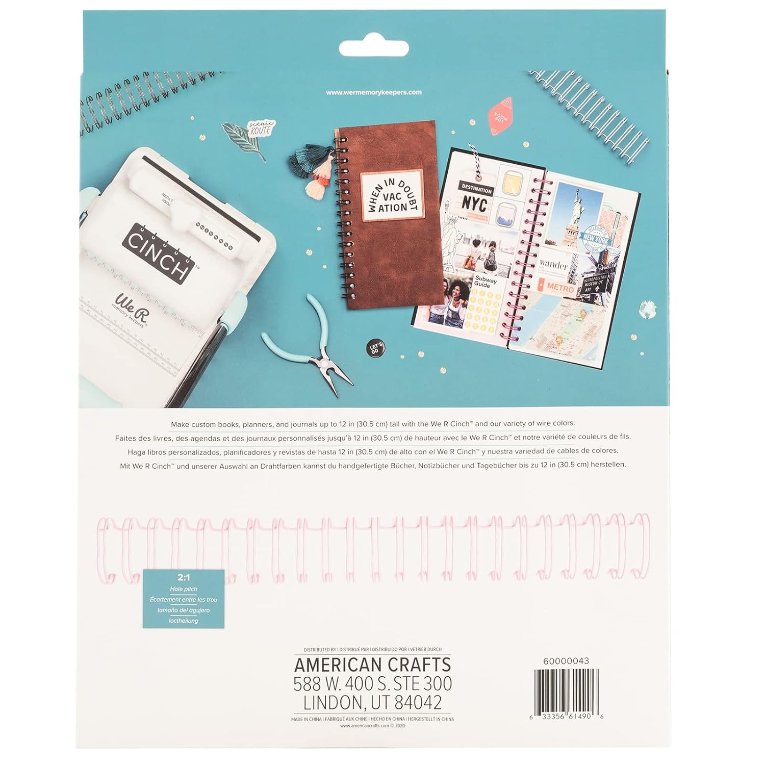 WE R MEMORY KEEPERS Cinch — Lot de 16 câbles 5/8 – Image 2