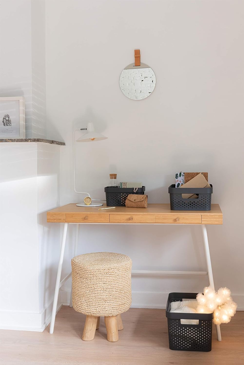 CURVER Infinity — Panier de rangement 4,5L gris – Image 3