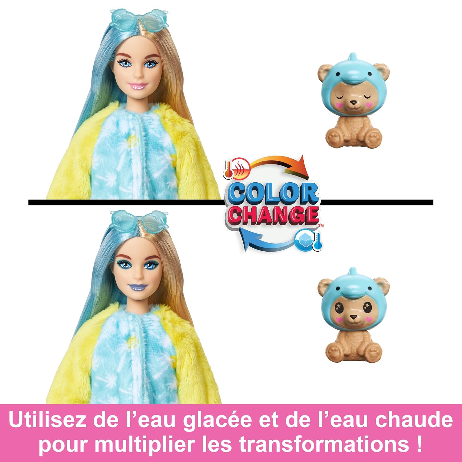 BARBIE Cutie Reveal — Coffret poupée articulée 10 surprises – Image 4