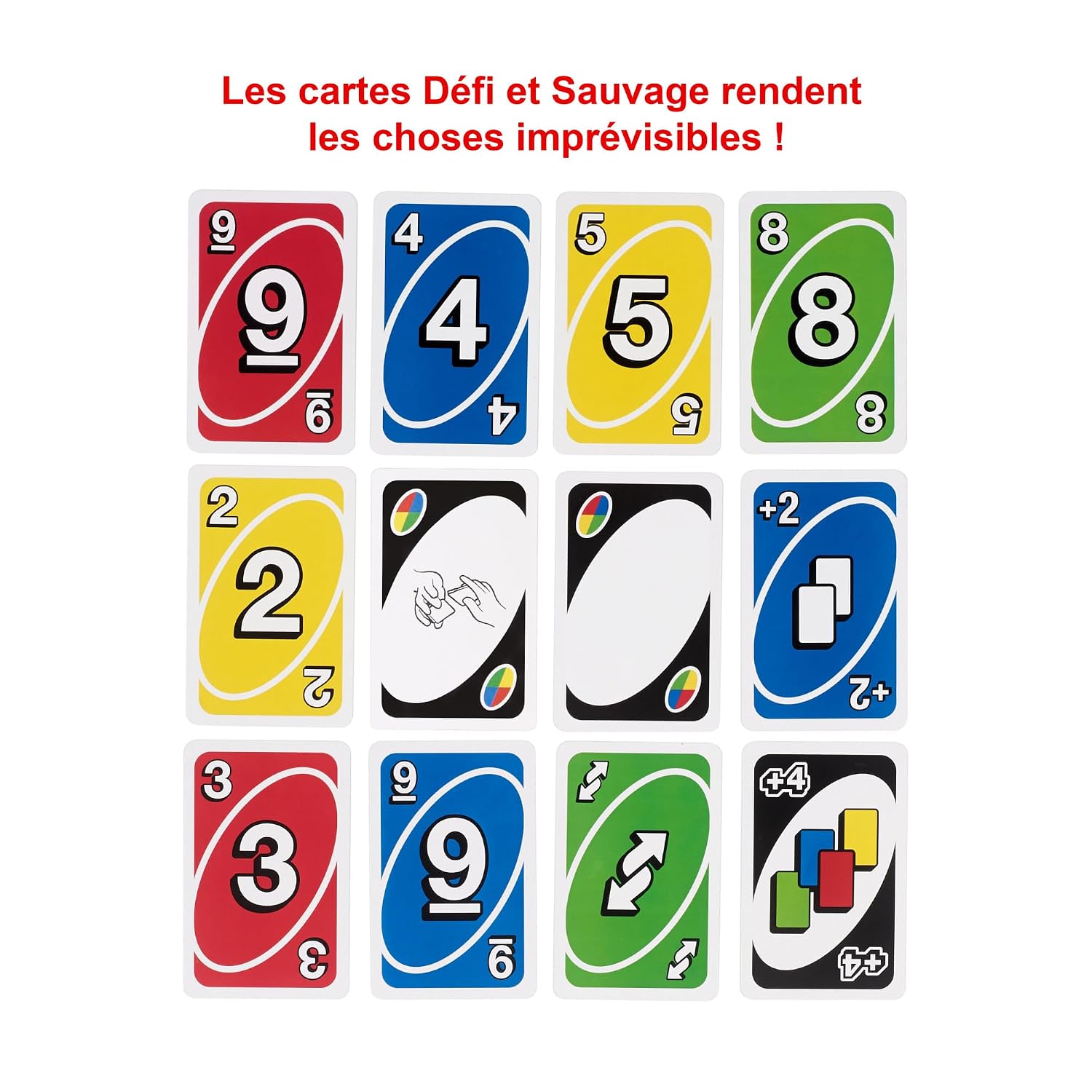 MATTEL Games UNO Deluxe — Jeu de Cartes Familial 2 à 10 joueurs – Image 4