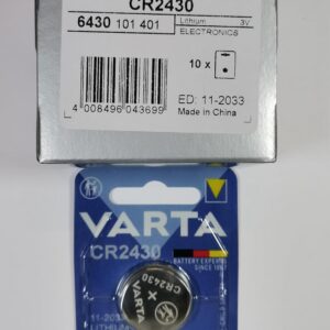 VARTA Lot de 10 Piles Bouton Lithium Electronics CR2430, 3 Volt