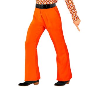 W WIDMANN MILANO Party Fashion - Pantalon homme des années 70, style groovy, disco fever, costumes de carnaval