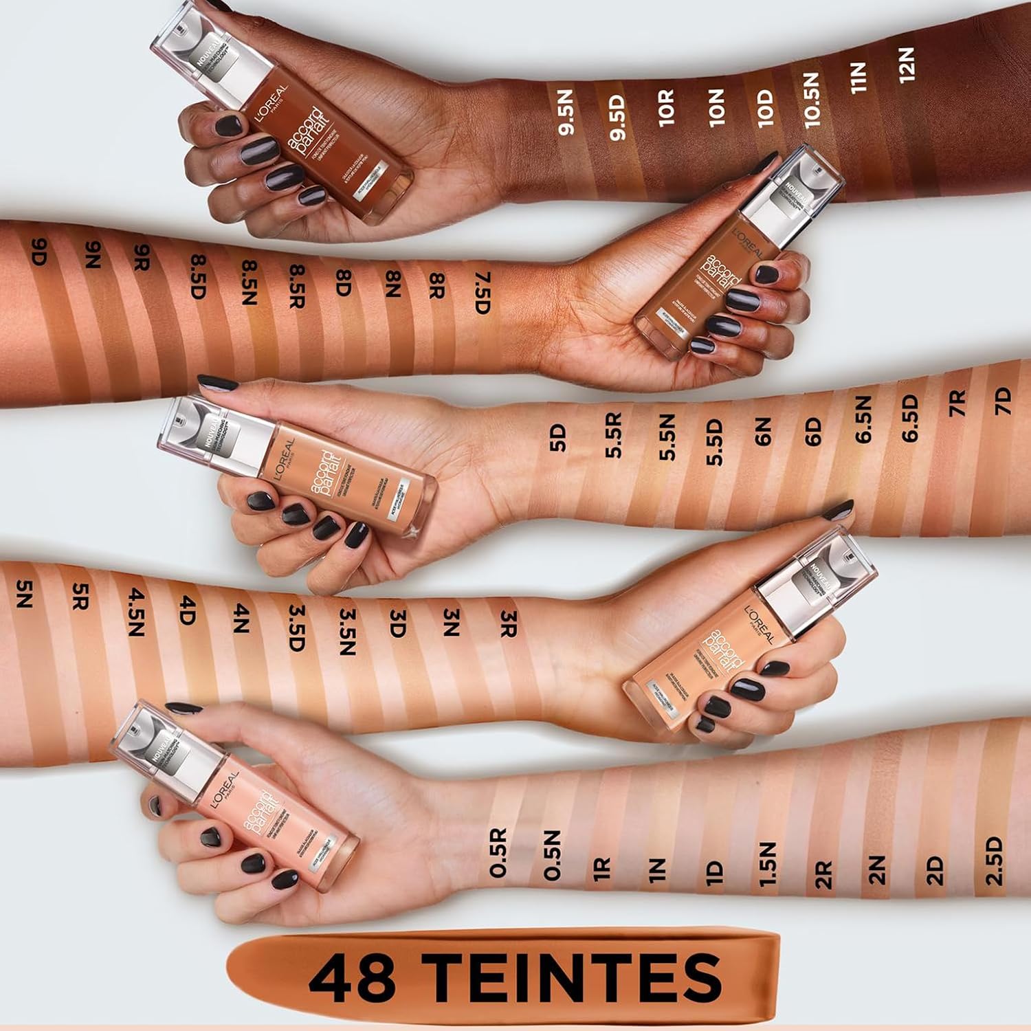L'ORÉAL PARIS Accord Parfait — Fond de teint fluide Ivoire 30 ml – Image 4