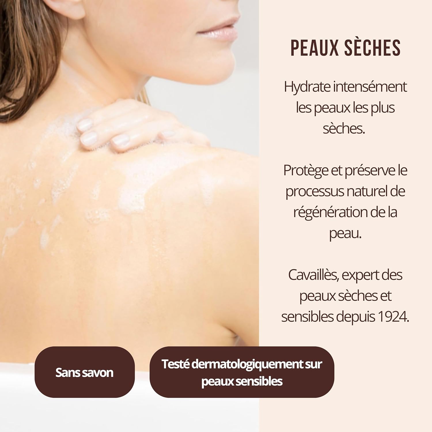 ROGÉ CAVAILLÈS — Lait bain douche hydratant 1 L – Image 2