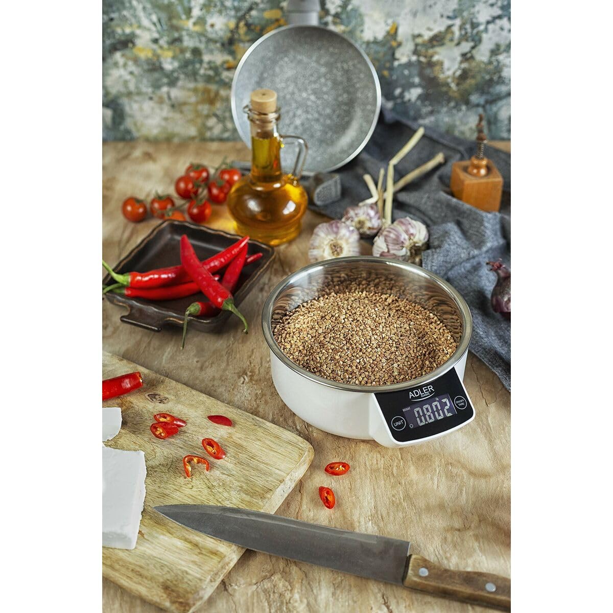 ADLER AD 3166 — Balance de cuisine avec bol inox 900 ml – Image 5
