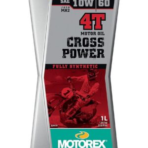 HUILE MOTEUR MOTOREX CROSS POWER 4T 10W60 100% SYNTHÉTIQUE 1L