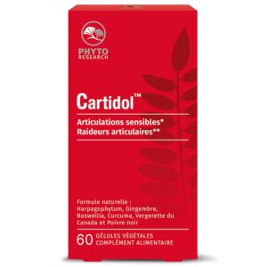 PHYTORESEARCH Cartidol — Complément alimentaire articulations 60 gélules