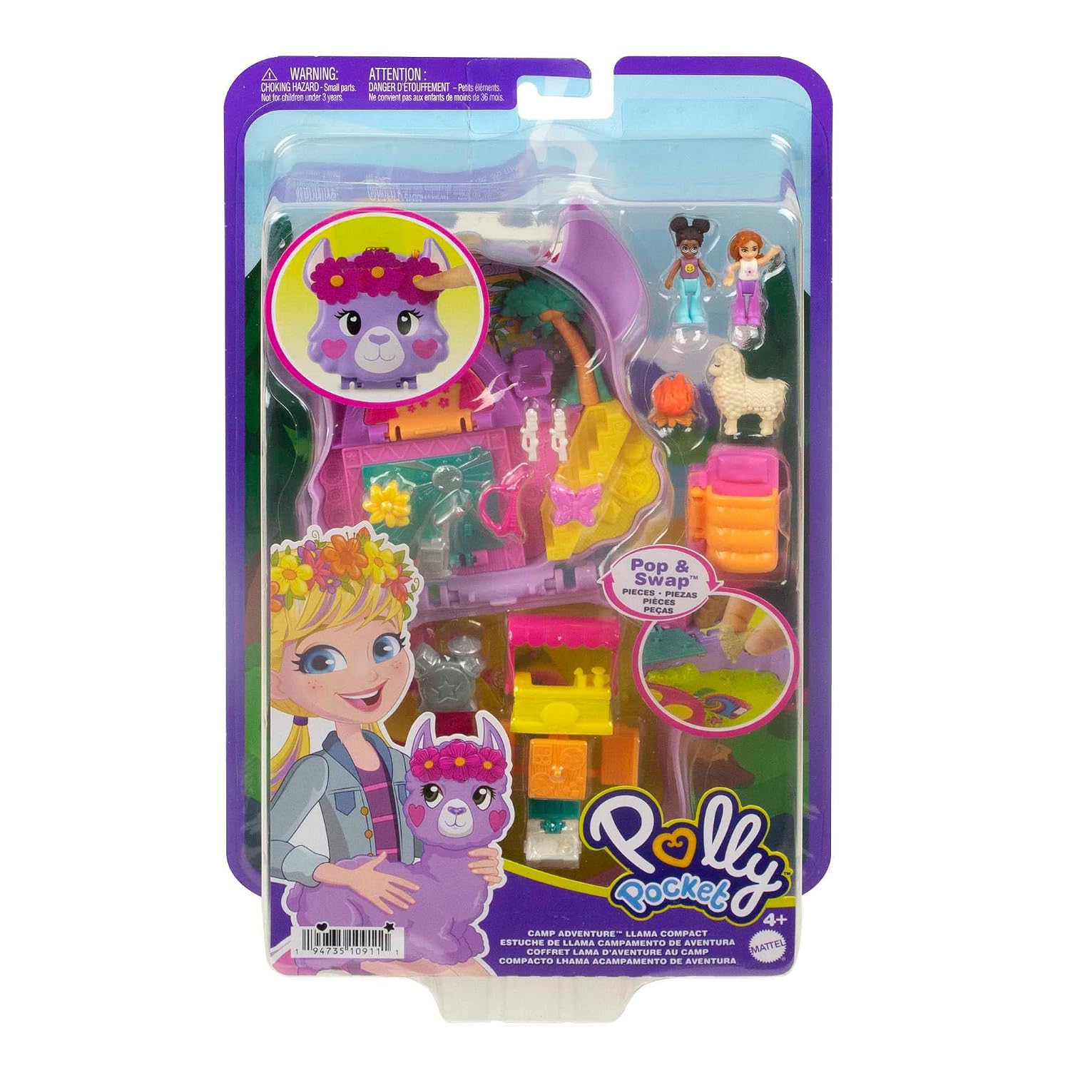 POLLY POCKET — Coffret Mini-Univers Aventures du Lama – Image 5