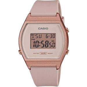 Casio Montre Femme Collection Rose - Étanche 3 ATM - Chronometre - Compte a rebours - Alarme