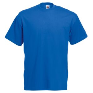 Fruit of the Loom - T-Shirt Manches Courtes - Homme (S) (Bleu Roi)