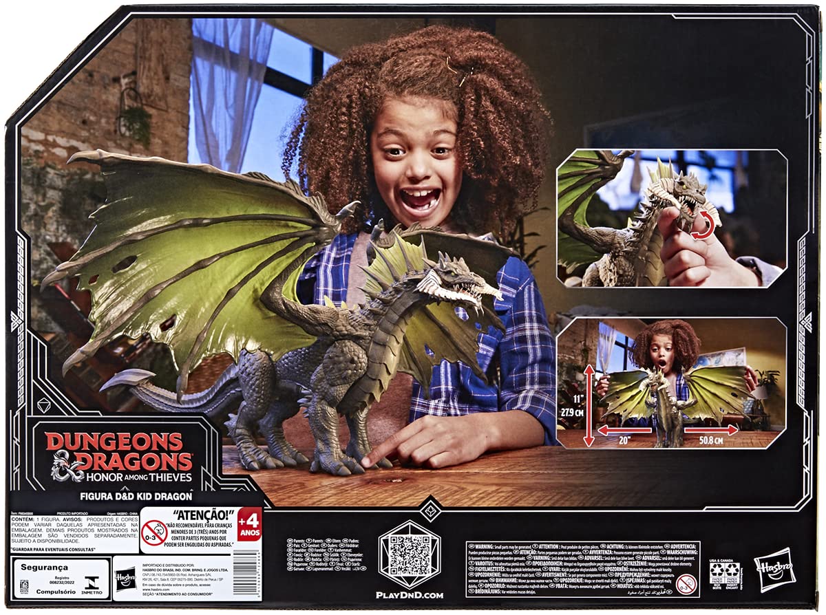 DUNGEONS & DRAGONS — Figurine articulée Dragon Noir Rakor 28 cm – Image 4