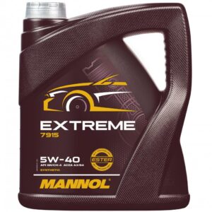 MANNOL Huile moteur 5W-40 Huile ACEA A3/B4 API SN API CH-4 Extreme 4 L