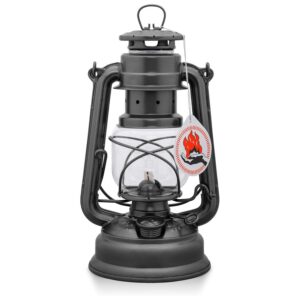 Feuerhand Hurricane Lantern 276 Sparkling Iron (empty)