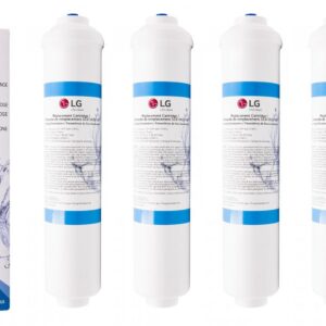 LG 5231JA2010B Lot de 4 cartouches de filtre à eau de rechange pour réfrigérateur