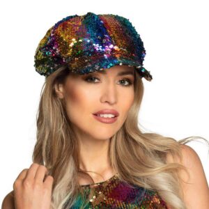 Alternative view of BOLAND Rainbow Switch — Bonnet à paillettes réversibles 58