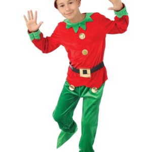 P'tit Clown re65652 -Déguisement Enfant Lutin, 116 cm 4/6 Ans