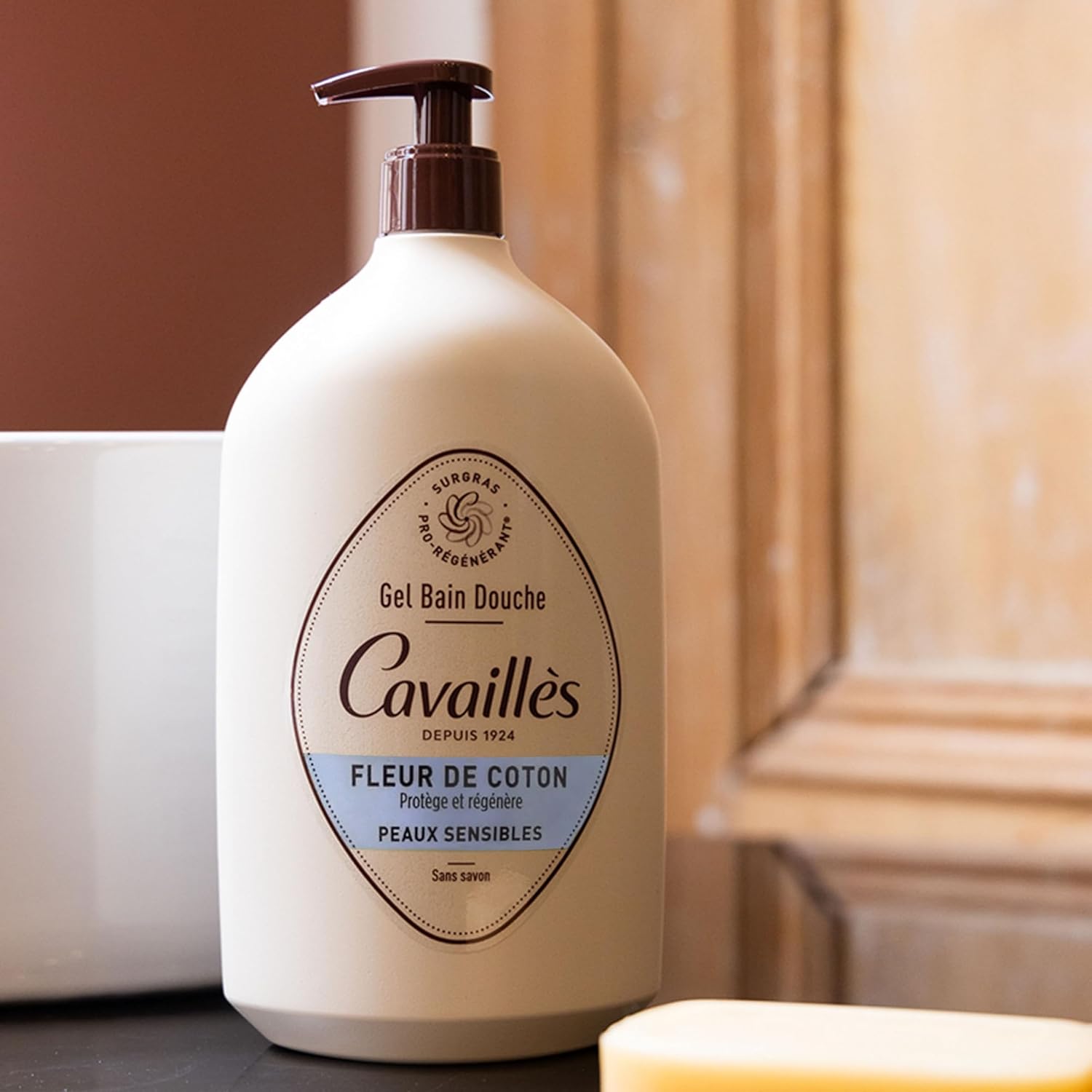 ROGÉ CAVAILLÈS — Gel bain douche fleur de coton 1 L – Image 6