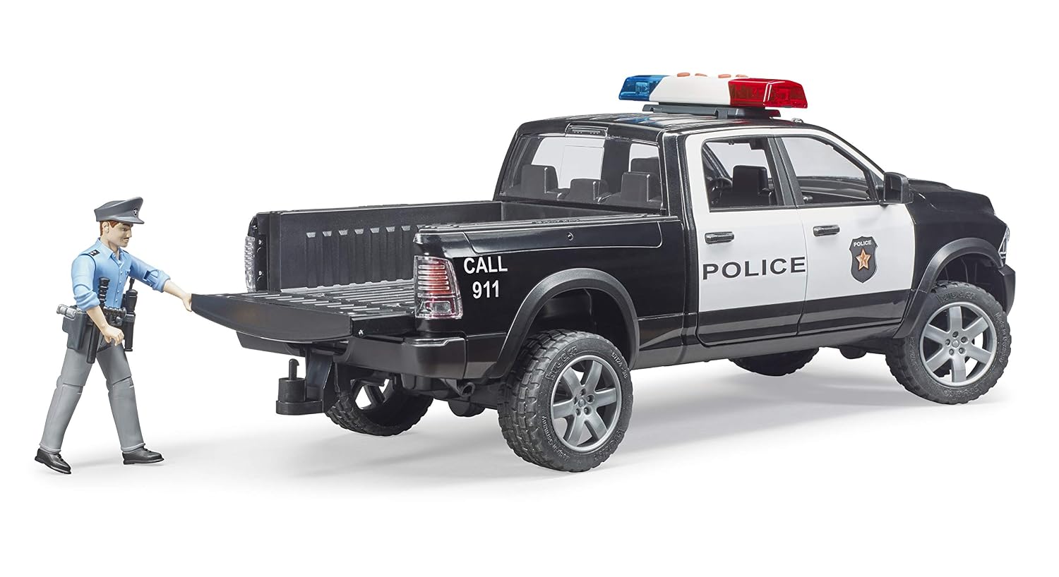 BRUDER RAM 2500 Polizei — Pick-up de Police 1:16 – Image 2