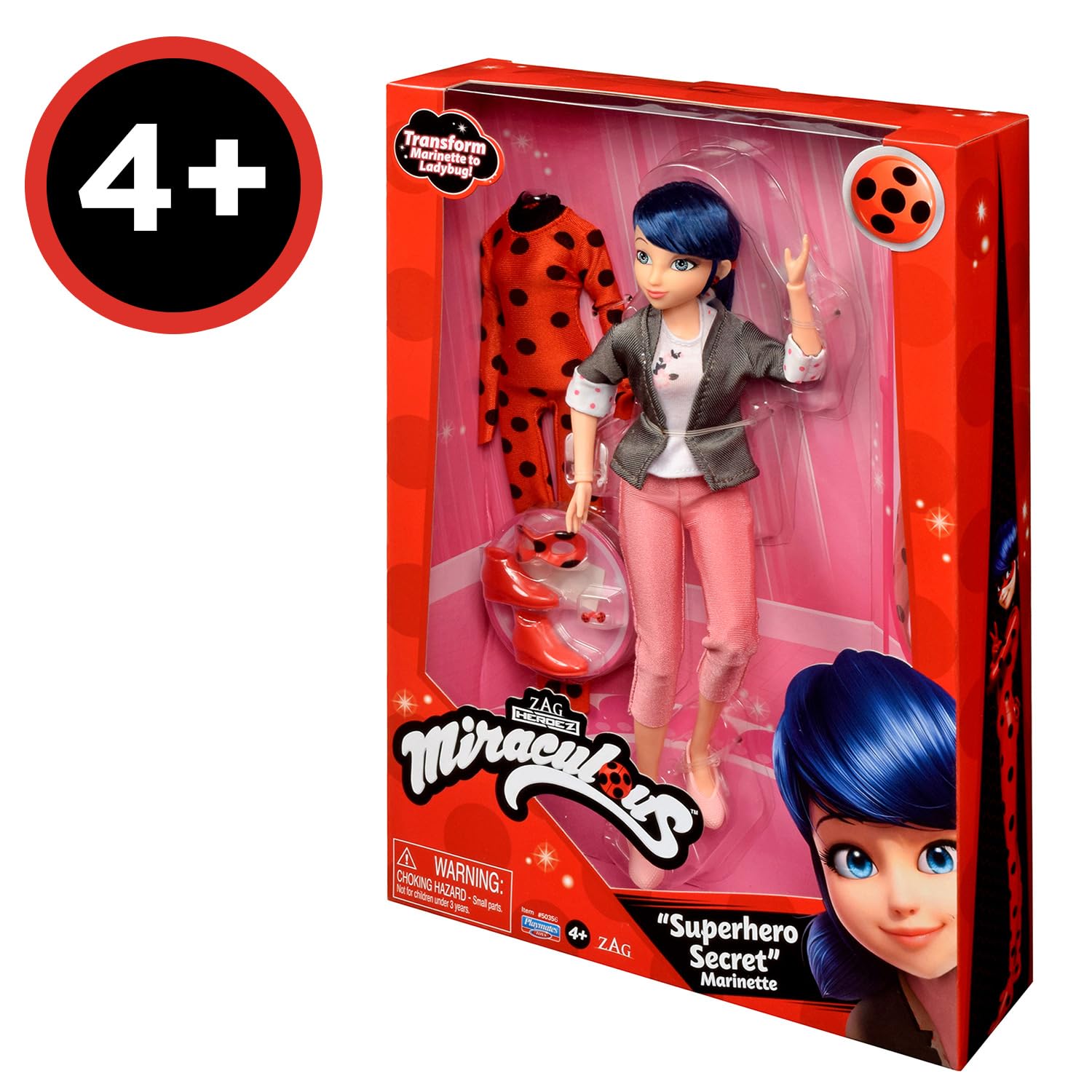 BANDAI Miraculous — Poupée Marinette et Ladybug 26 cm – Image 5