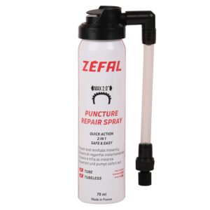 Zéfal Mixte Repair - Bombe Anti-crevaison Vélo Spray r paration pneu v lo, Noir, 75ml EU