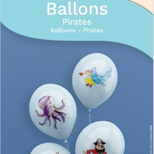 Alternative view of CAM ET LEON — Décoration d’Anniversaire Pirates Ballon Ø 8 cm x8