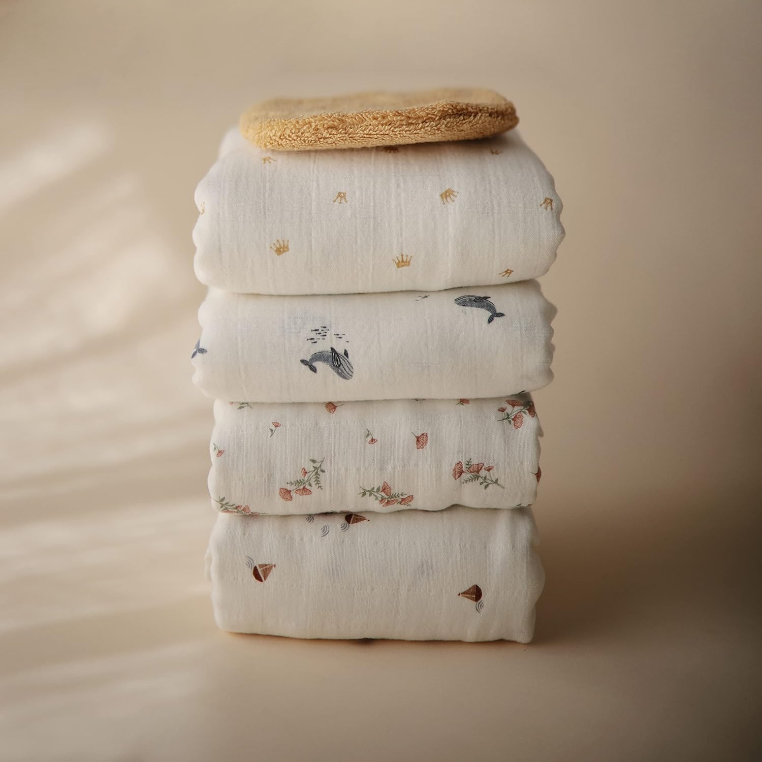 MUSHIE — Couverture d'emmaillotage bébé en mousseline 0-3 mois – Image 5