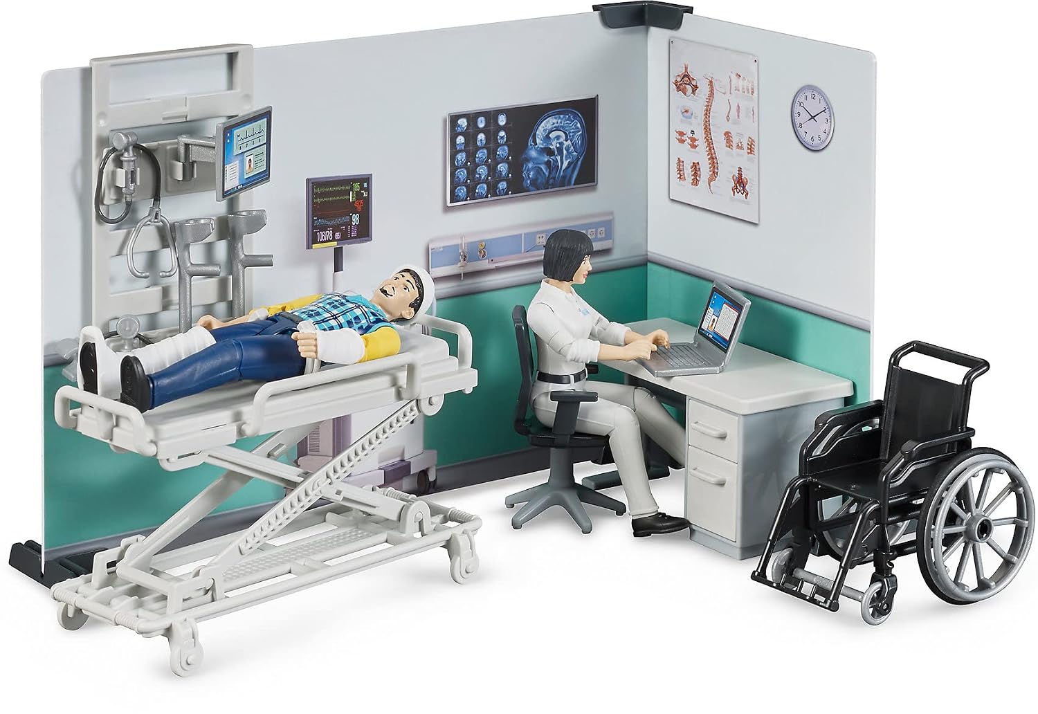 BRUDER bworld — Infirmerie avec médecin et patient – Image 6