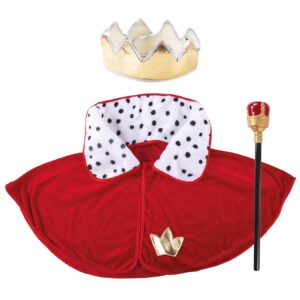 P'TIT CLOWN - Set de Déguisement Enfant - Unisexe - Parfait pour Costume Carnaval, Halloween, Cosplay, Fête Costumée - Taille Unique (Set prince)