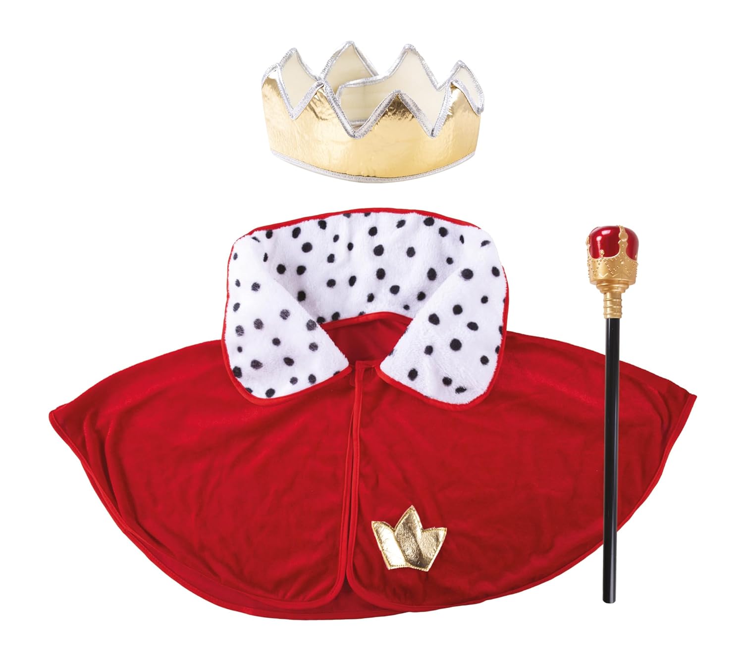 P'TIT CLOWN - Set de Déguisement Enfant - Unisexe - Parfait pour Costume Carnaval, Halloween, Cosplay, Fête Costumée - Taille Unique (Set prince)