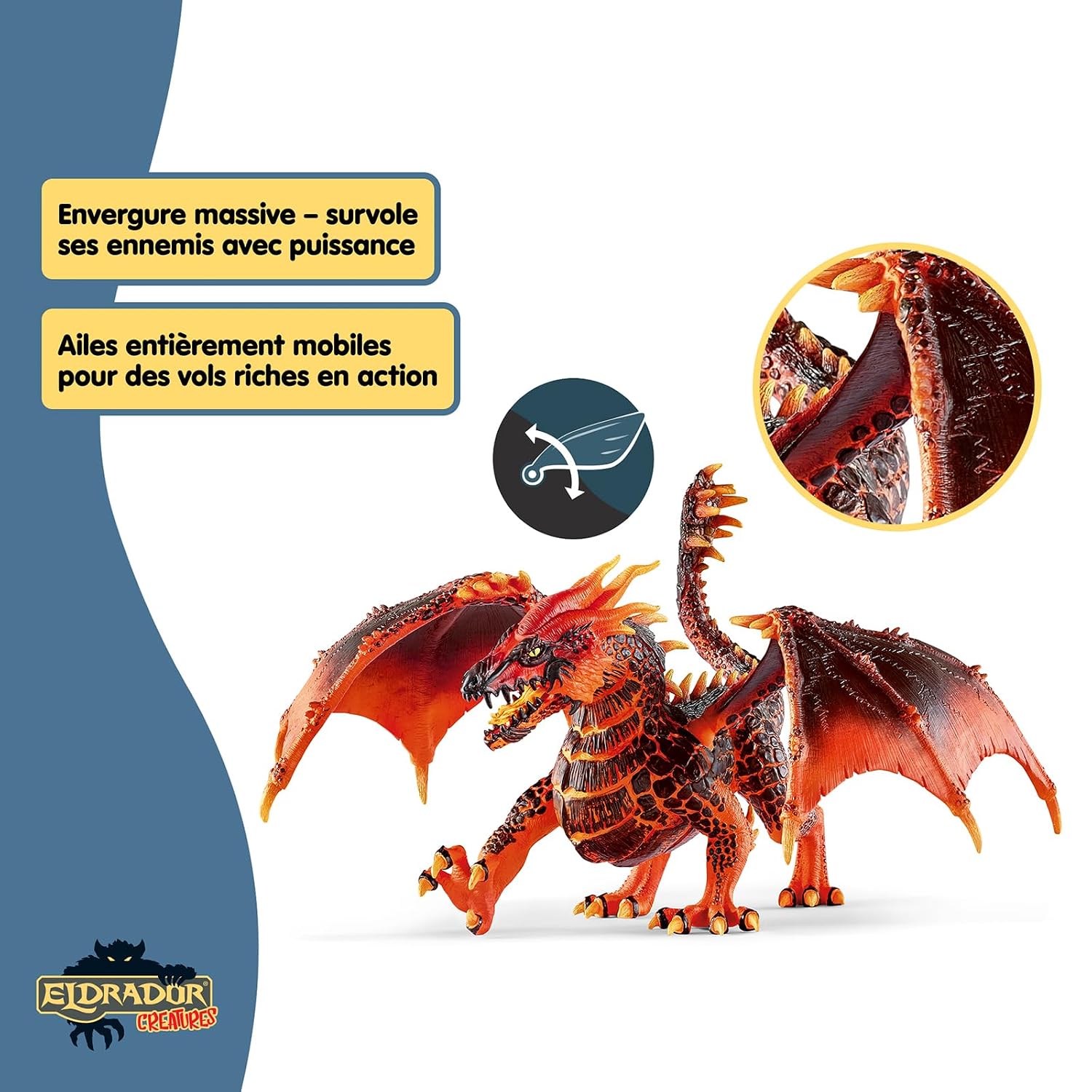 SCHLEICH ELDRADOR Creatures — Figurine Dragon de Lave – Image 4