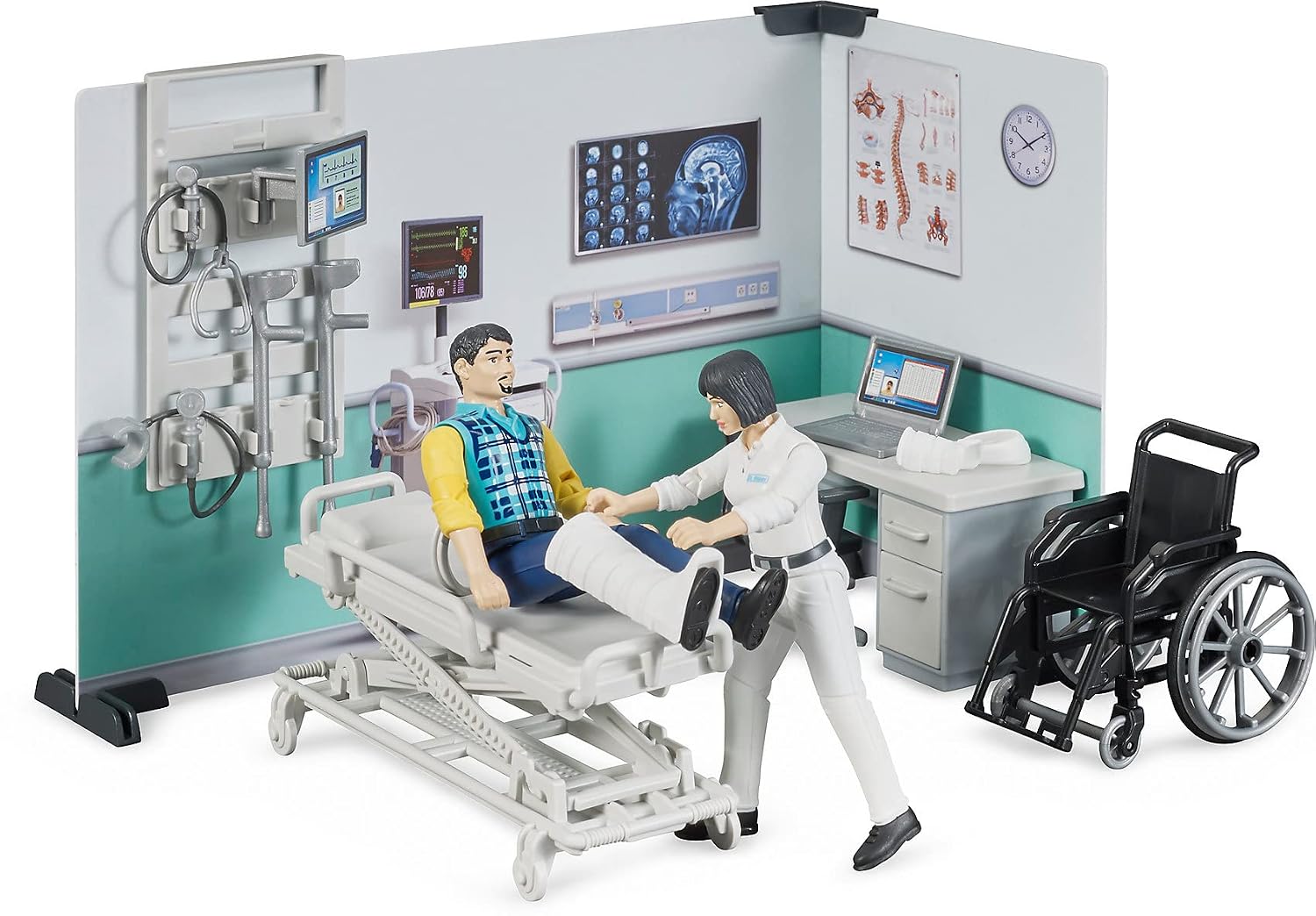 BRUDER bworld — Infirmerie avec médecin et patient – Image 4