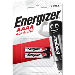 Energizer Pile AAAA, Lot de 2, Piles pour Stylet et Petit Electronique