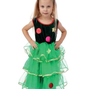 P'TIT CLOWN - 23653 - Costume sapin - fille - 5/6 ans