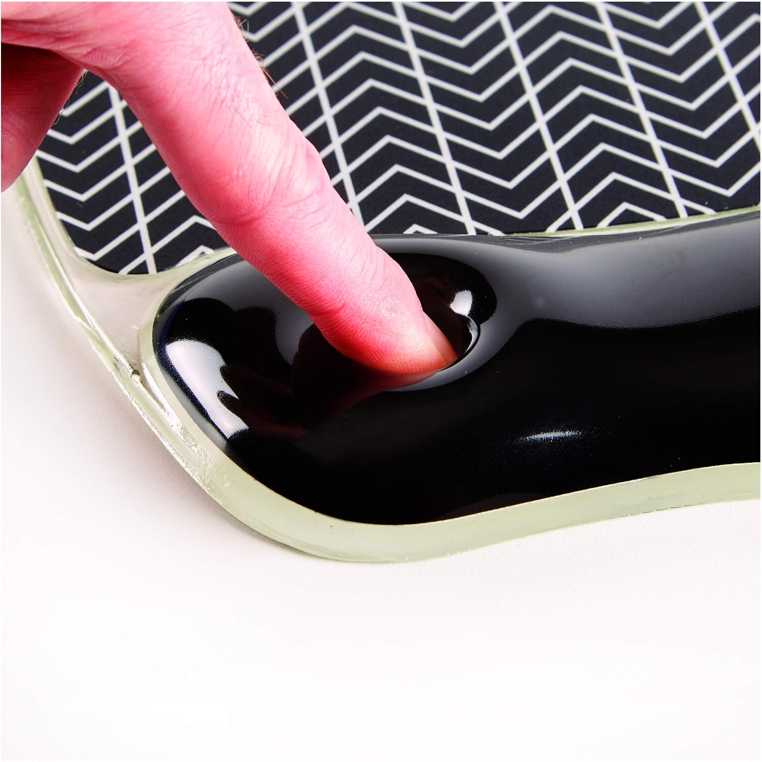 FELLOWES Photo Gel — Tapis de souris repose-poignet Chevron – Image 3