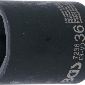 BGS 7236 | Douille à choc, six pans, longue | 12,5 mm (1/2") | 36 mm