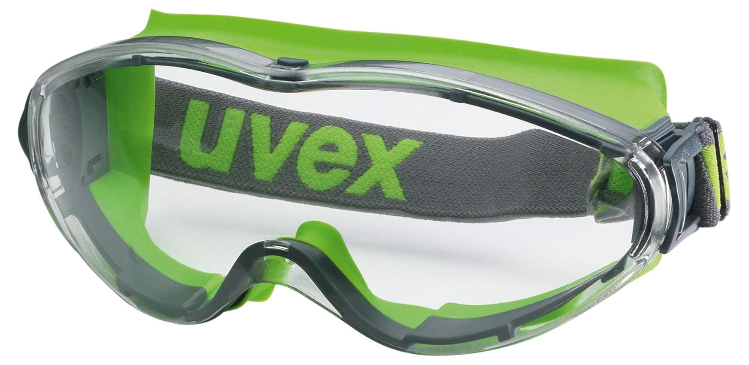 uvex Ultrasonic Supravision Extreme Lunettes de protection Transparent/Anthracite/Citron vert