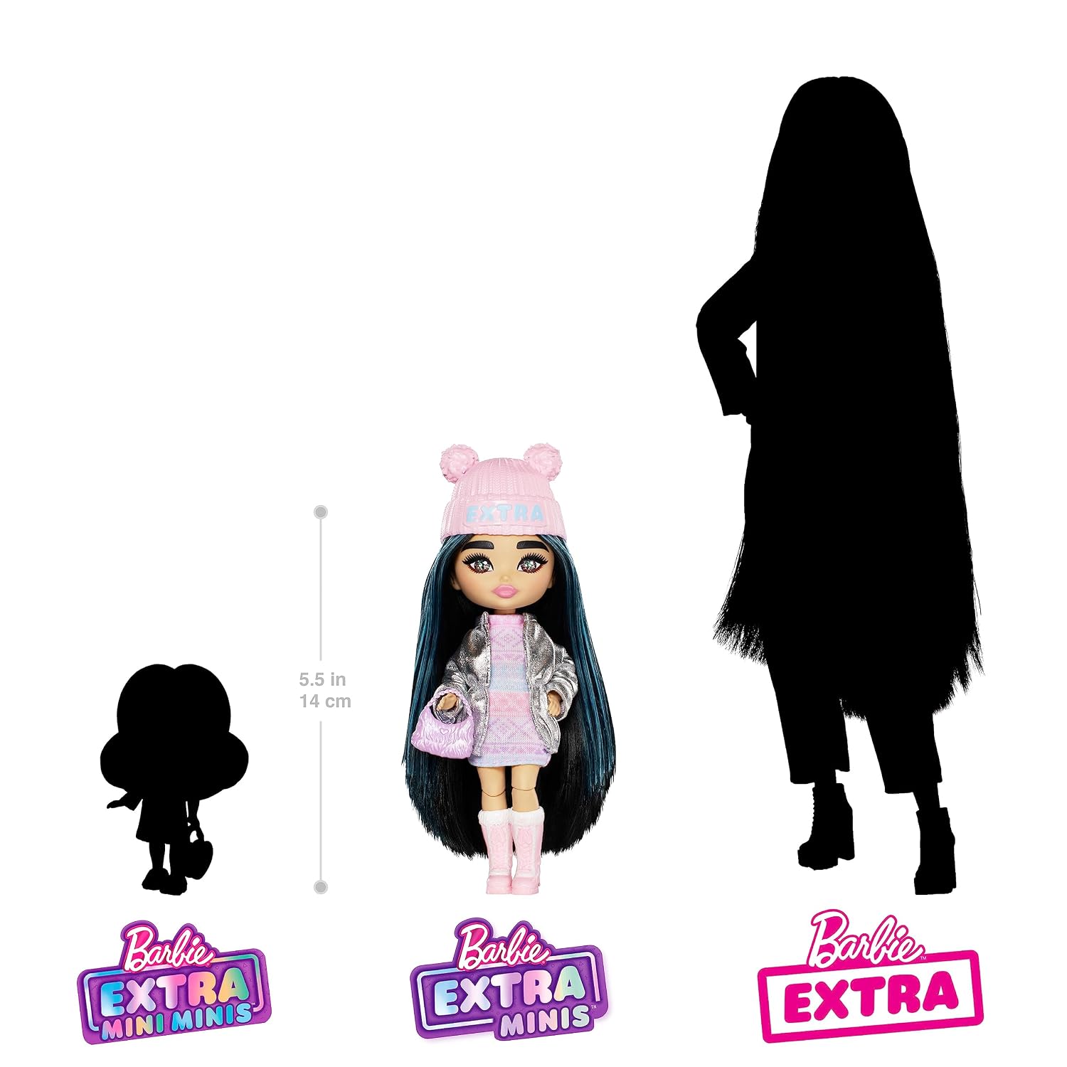 BARBIE Mini Extra Cool — Petite Poupée articulée 14 cm – Image 4