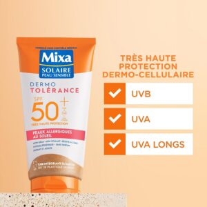 Alternative view of MIXA — Lait solaire peaux allergiques SPF 50+ 175 ml
