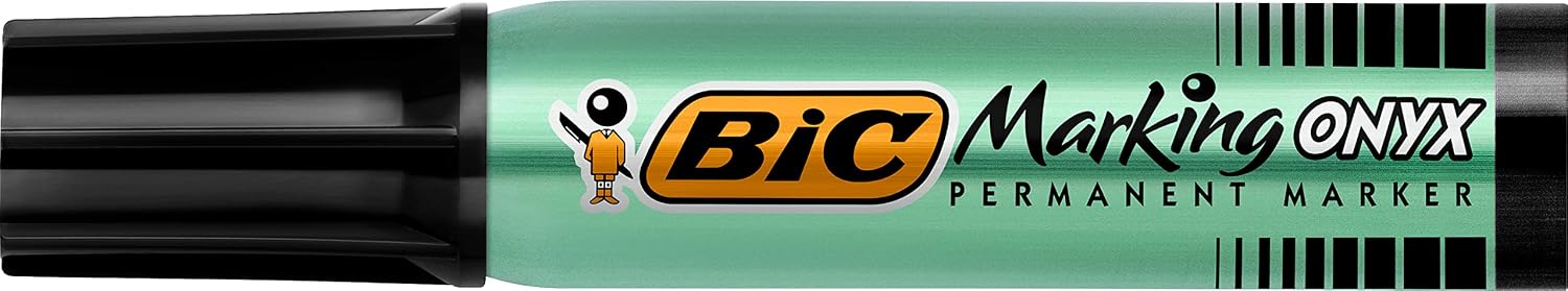 BIC Marking Onyx 1482 — Marqueurs permanents noirs x12 – Image 2