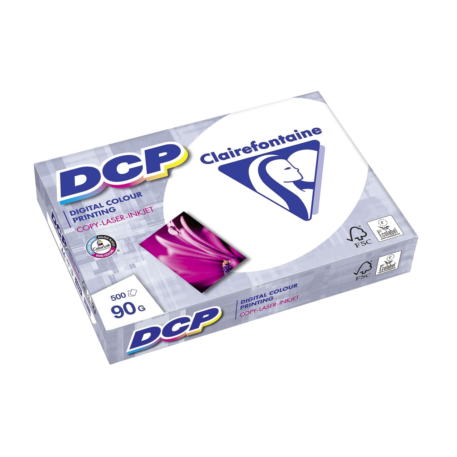 CLAIREFONTAINE DCP — Papier A4 90 g/m² 5x500 feuilles – Image 3