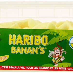 HARIBO - Banan's - Bonbons Sans Colorants Artificiels - Boîte de 210 Bonbons