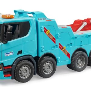 bruder 03553 - Scania Super 560R Camion de dépannage et de remorquage avec Module lumière et Son - 1:16 Véhicules, dépanneuses, remorqueurs, Assistance routière, transporteurs
