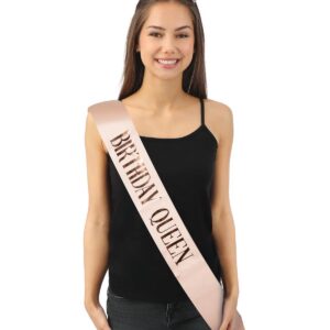 P'TIT CLOWN - 24265 - Set diadème - Birthday Queen - métal - rose gold - adulte