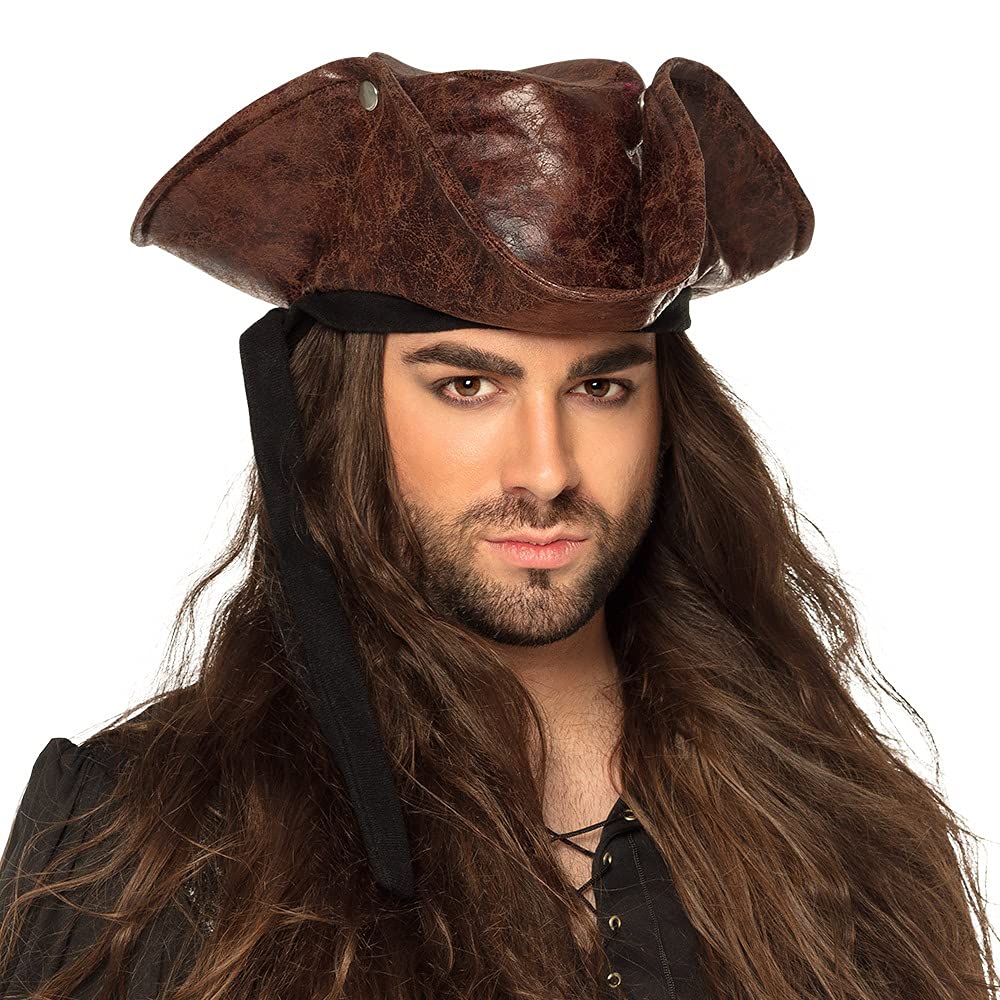 BOLAND Neptune — Chapeau pirate adulte taille unique marron – Image 3