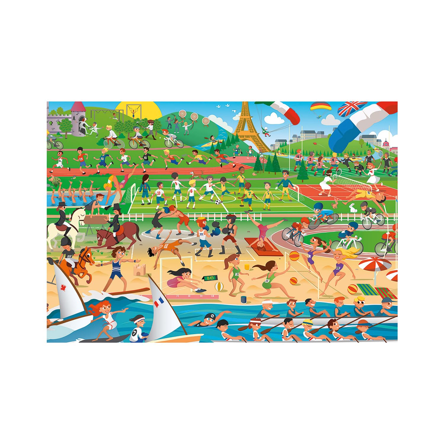PUZZLE — Puzzle 200 pièces Les Sports d'Été – Image 2