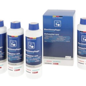 Bosch Siemens Neff Gaggenau Lot de 4 flacons de nettoyant pour lave-vaisselle 250 ml