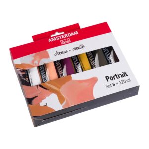 Alternative view of AMSTERDAM Standard Series — Set Peinture Acrylique Portrait 6x120ml