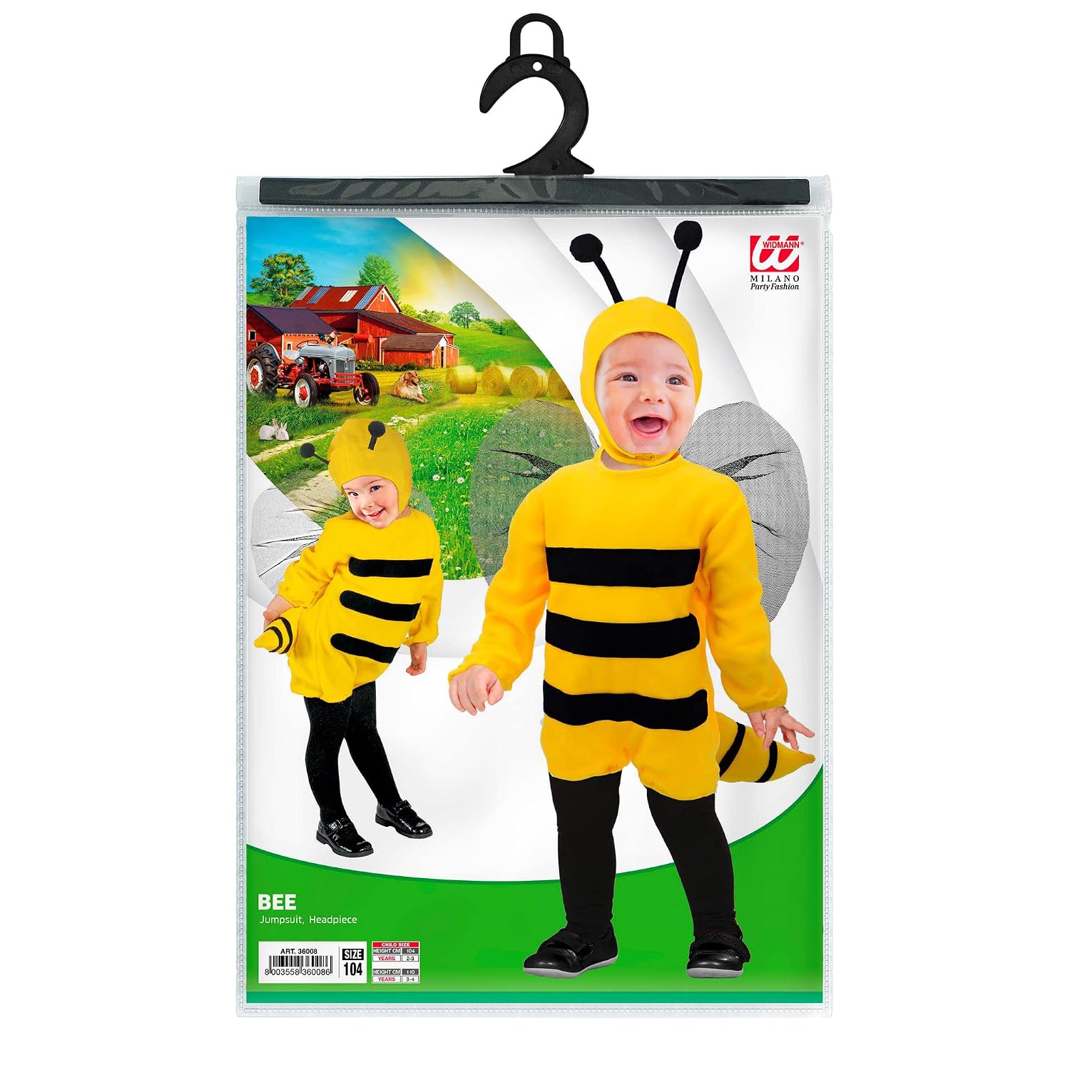 WIDMANN Bee — Costume Abeille 110 cm 3-4 ans – Image 4